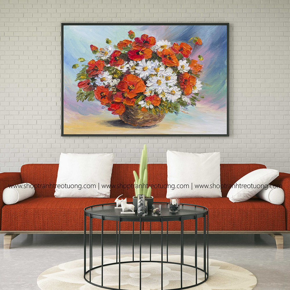 Tranh canvas Hoa 13