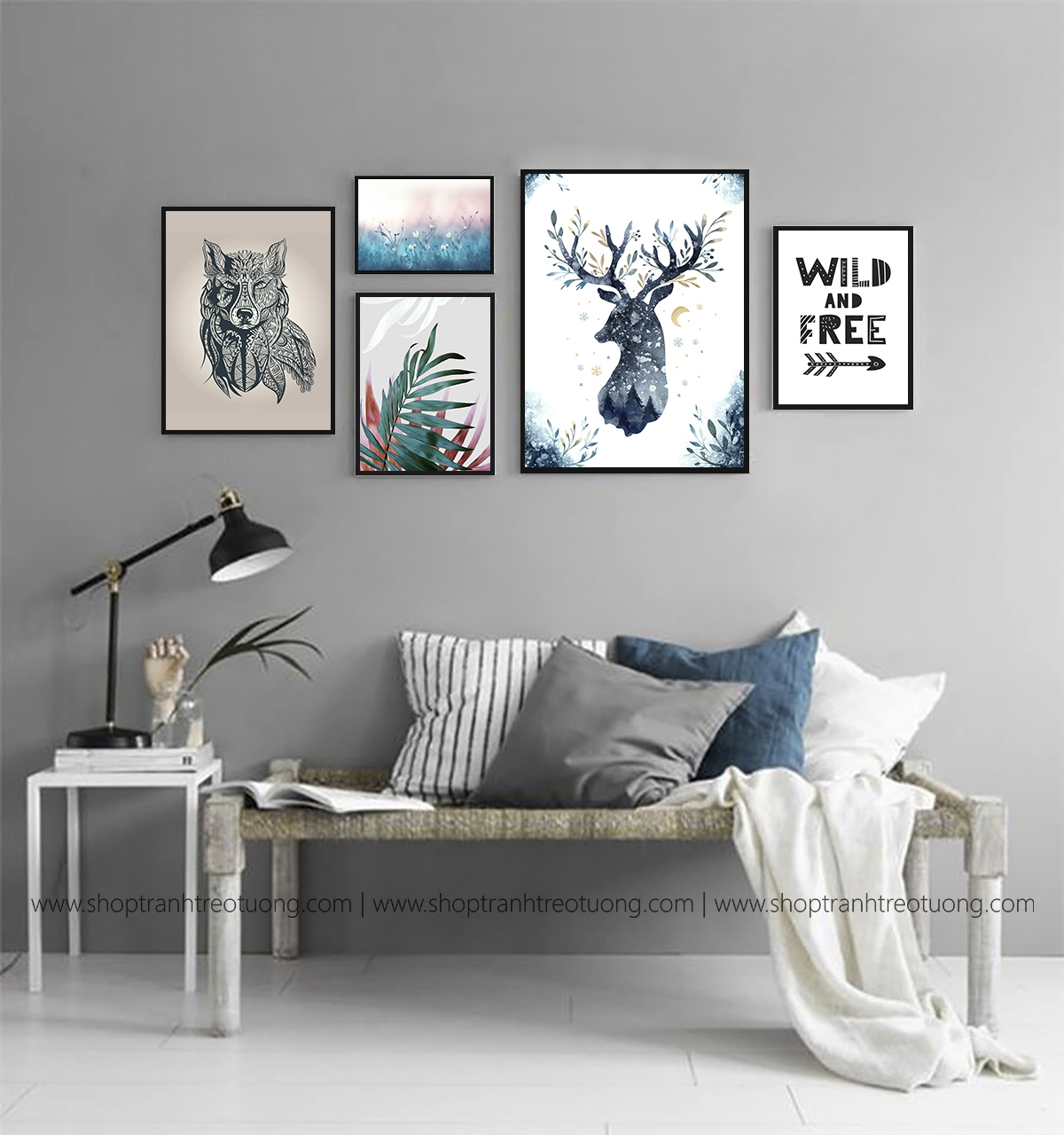 Tranh decor: Wild and free