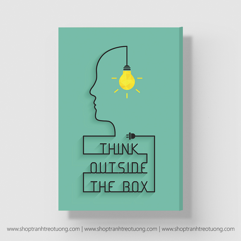 Tranh văn phòng: Think outside the box
